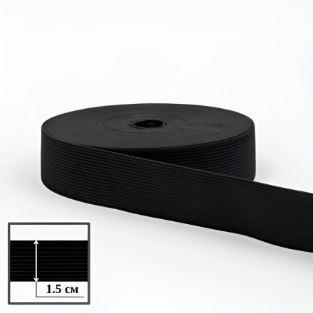Резинка чорна (1,5 см)