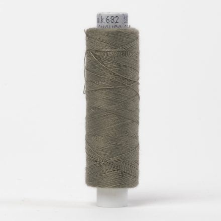 Нитка швейна сірий хакі №682 (250м; 150 dtex)