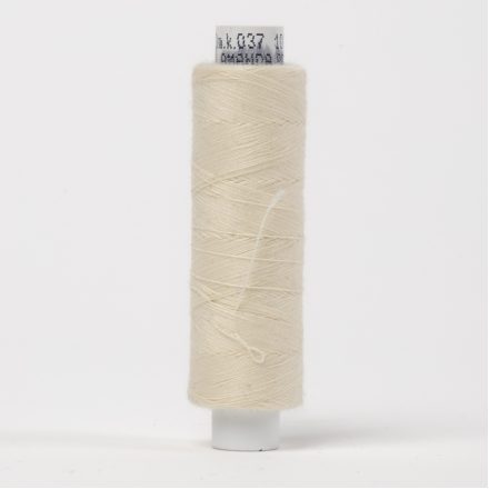 Нитка швейна темно-молочна №037 (250м; 150 dtex)