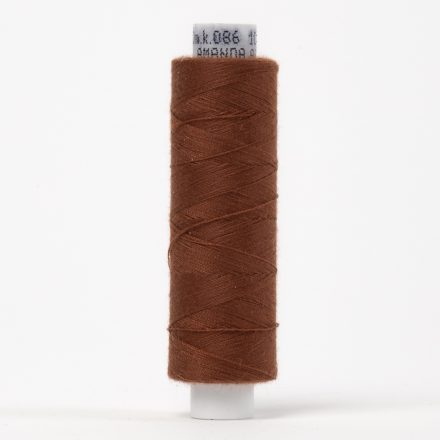 Нитка швейна мідно-коричнева №086 (250м; 150 dtex)