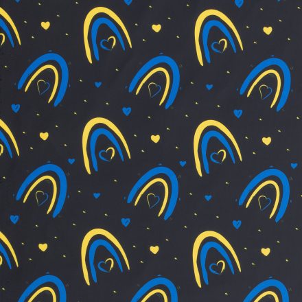 Канада веселка на чорному (плащівка)
