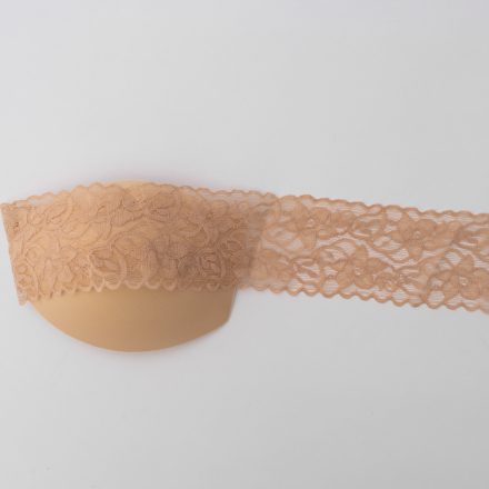 Мереживо еластичне беж N1 (шир. 6,5 см)